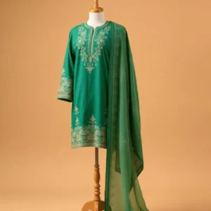 Silk Chiffon Dupatta Set