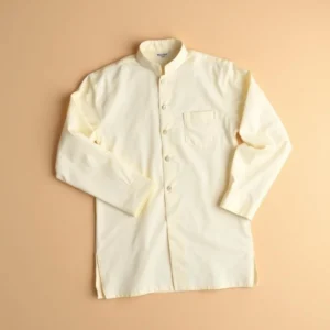 Cream Embroidered Kurta